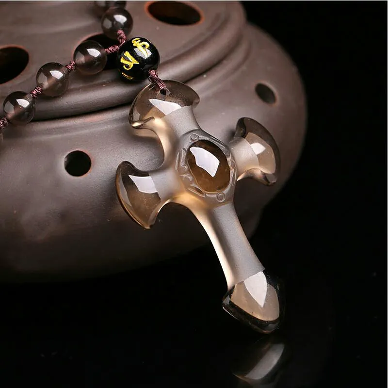Liu Jinfu Obsidian Necklaces Unisex-5