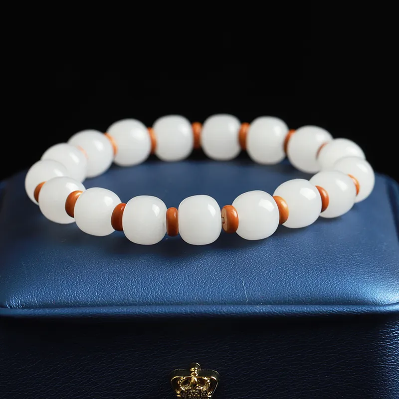 Liu Jinfu Natural Golden Silk Jade Bracelets Unisex-7