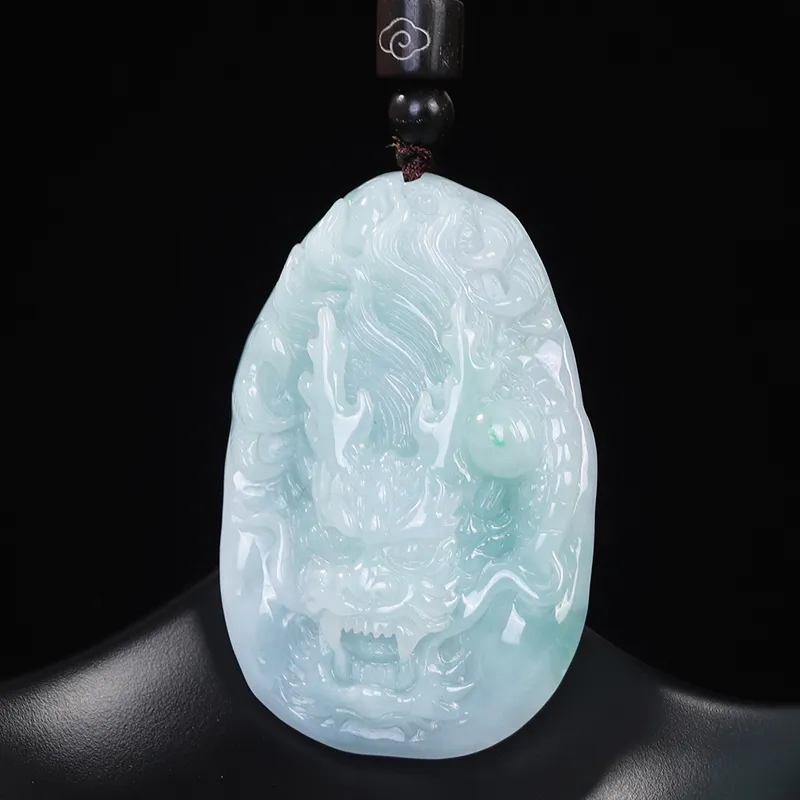 Liu Jinfu Glutinous Jade Jadeite Necklaces Men's-4