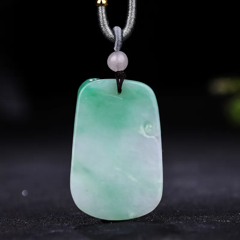 Liu Jinfu Glutinous Jade Jadeite Necklaces Women's-6