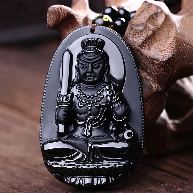 Liu Jinfu Obsidian Necklaces Unisex-3