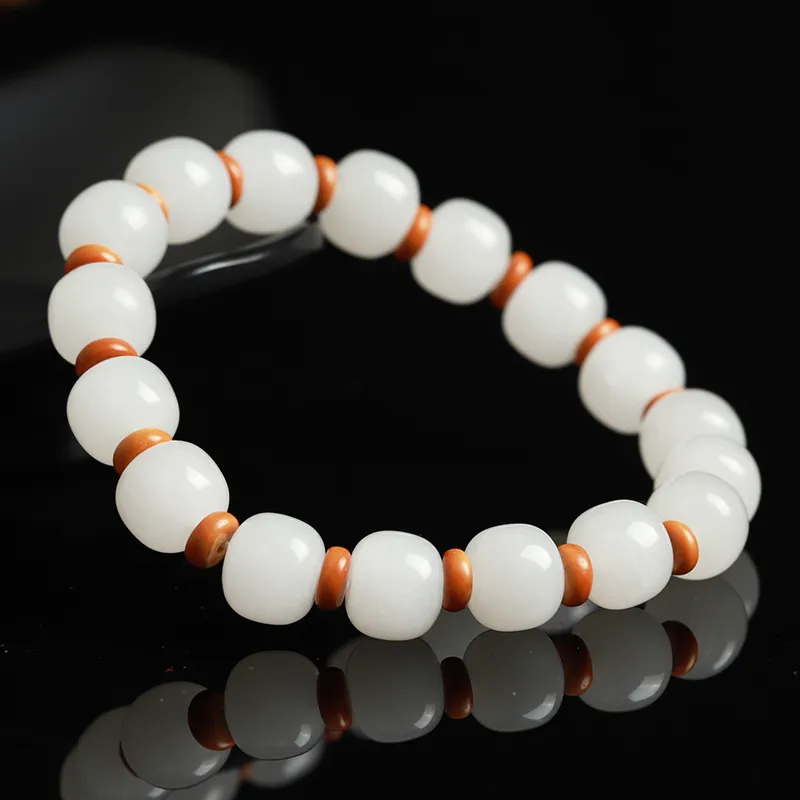 Liu Jinfu Natural Golden Silk Jade Bracelets Unisex-4
