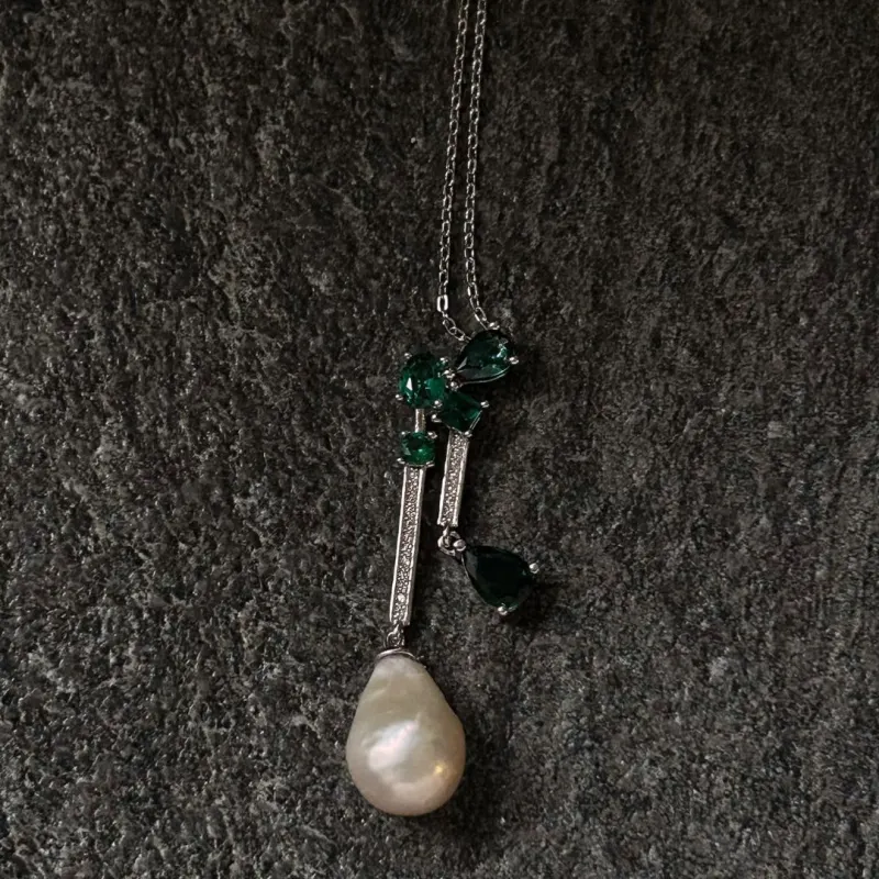 SANWUBALUOKE Freshwater Pearl Necklaces Women's-3
