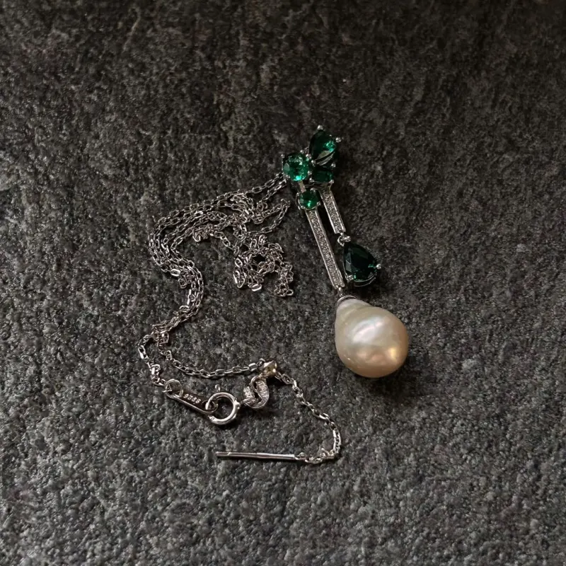 SANWUBALUOKE Freshwater Pearl Necklaces Women's-2