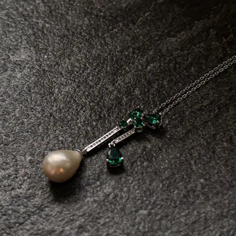 SANWUBALUOKE Freshwater Pearl Necklaces Women's-1