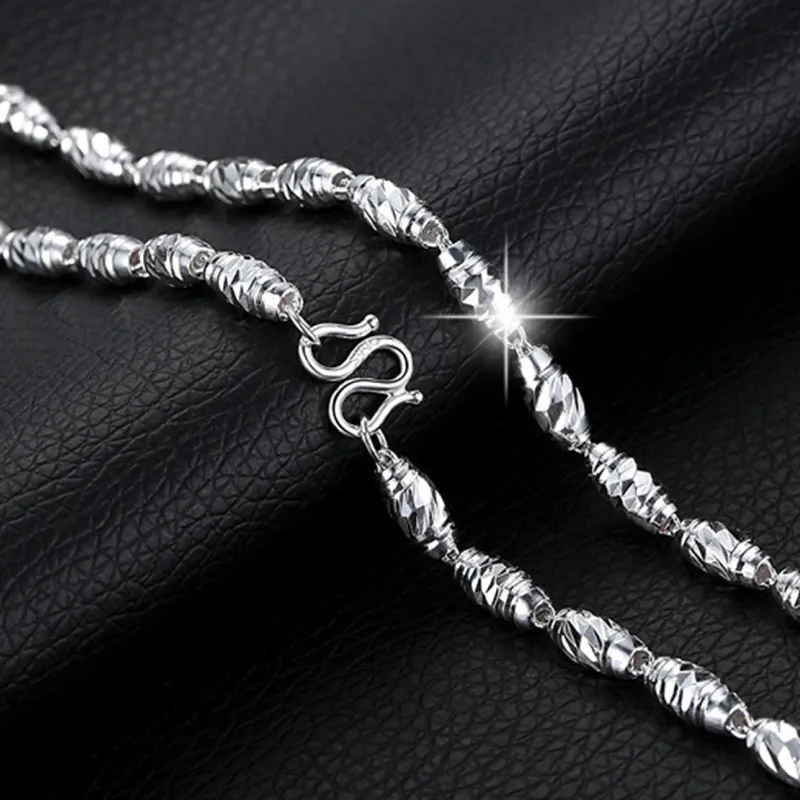 BKBU 990 Foot Silver Necklaces Unisex-3