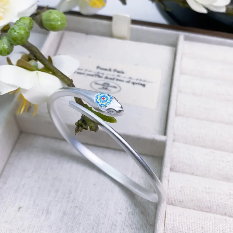 BKBU 999 Fine Silver Bangles Women's-2