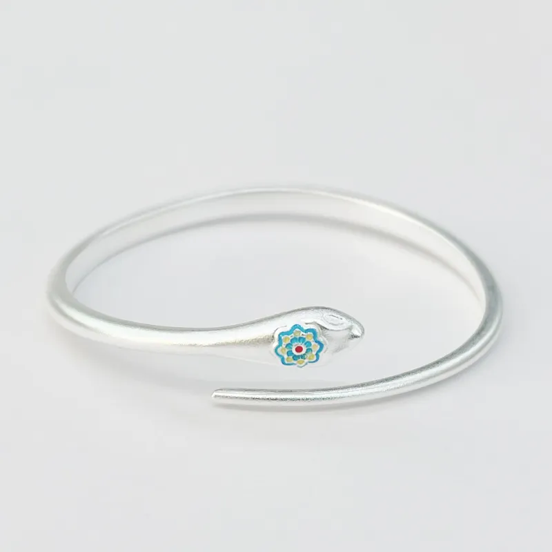 BKBU 999 Fine Silver Bangles Women's-6