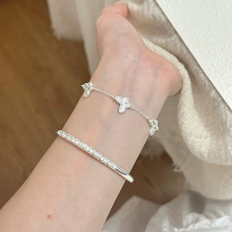 BKBU 990 Foot Silver Bracelets Women's-1