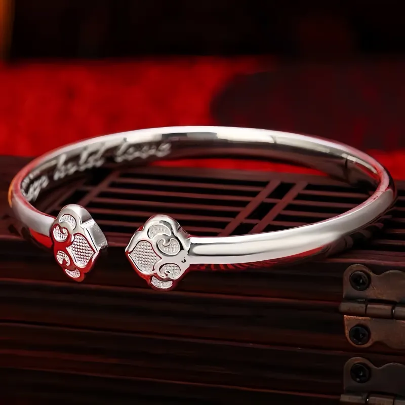 BKBU 999 Fine Silver Bangles Women's-4