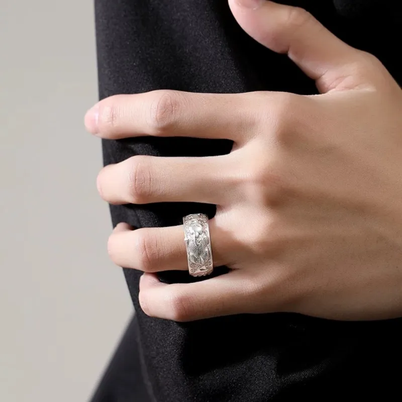 BKBU 990 Fine Silver Rings Unisex-5