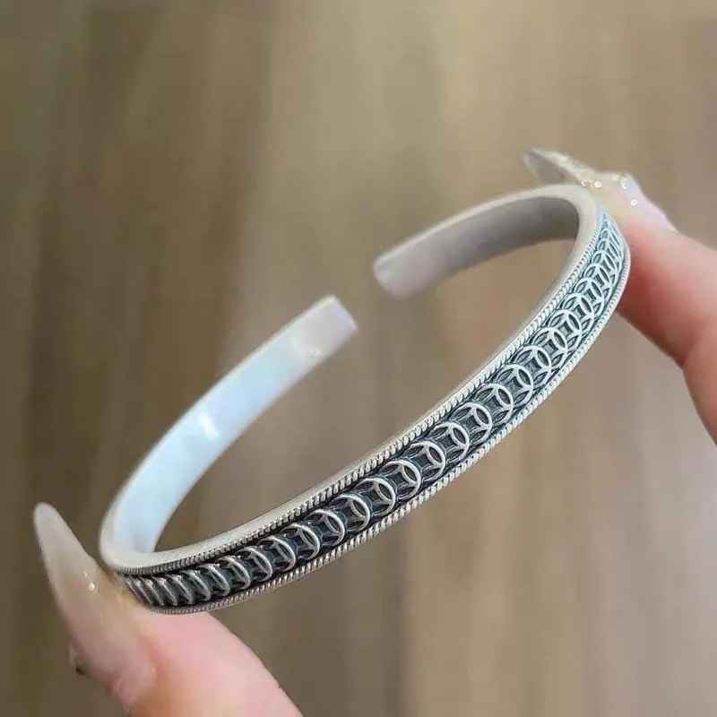 BKBU 999 Fine Silver Bangles Unisex-1
