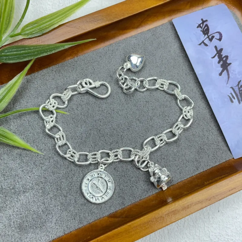 BKBU 990 Foot Silver Bracelets Unisex-1