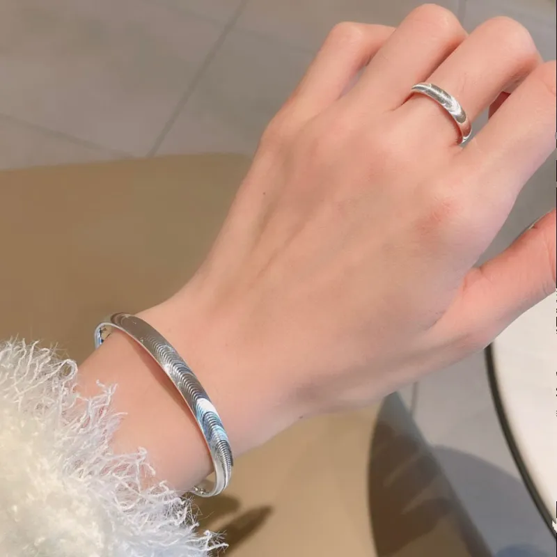 BKBU 999 Fine Silver Bangles Unisex-1