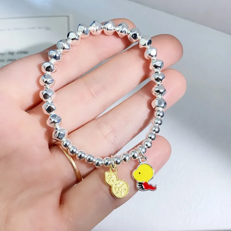 BKBU 999 Fine Silver Pure Silver Bracelets Unisex-3