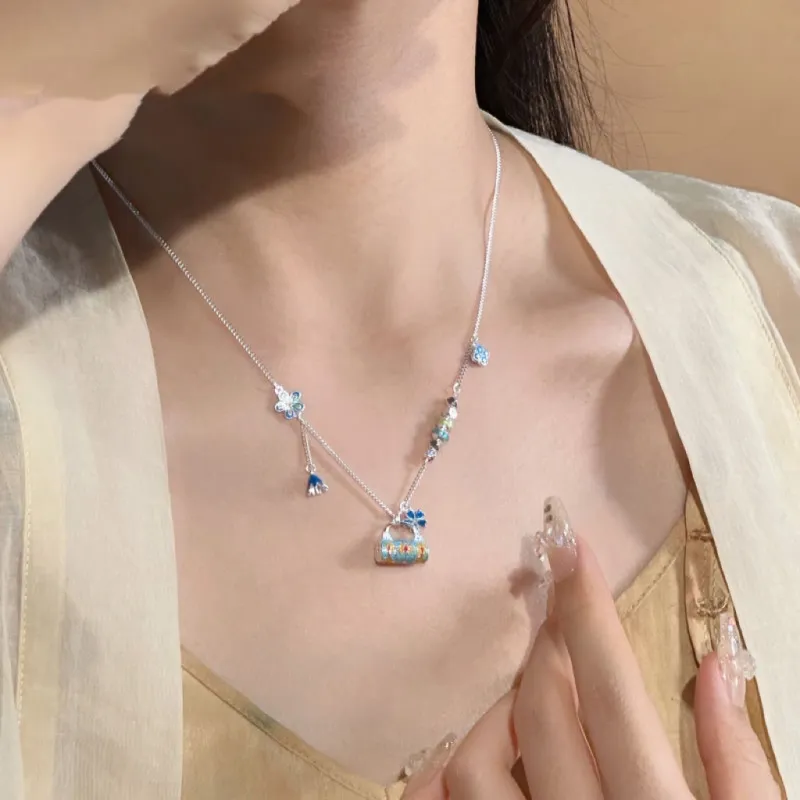 BKBU 990 Foot Silver Necklaces Women's-5