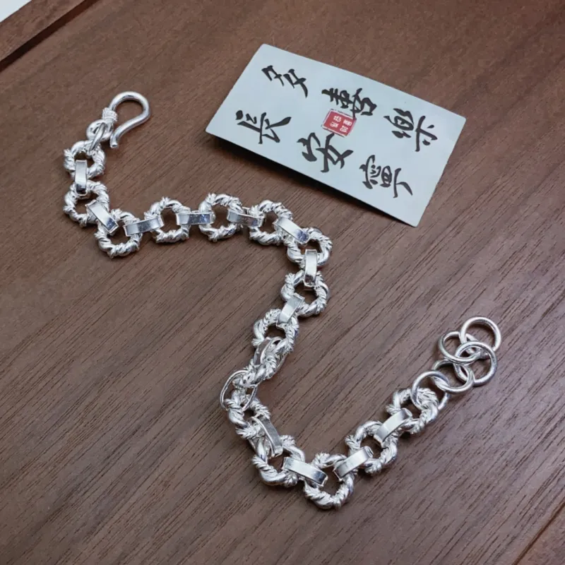 BKBU 990 Foot Silver Bracelets Unisex-3