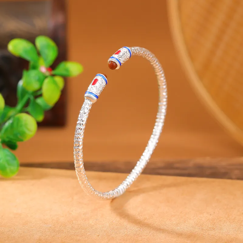 BKBU 999 Fine Silver Bangles Unisex-4