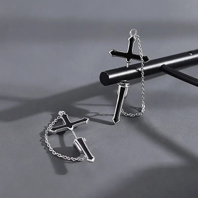 BKBU 925 Sterling Silver Earrings Unisex-7