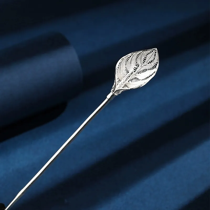 BKBU 999 Fine Silver Sterling Silver Hairpins Women's-4
