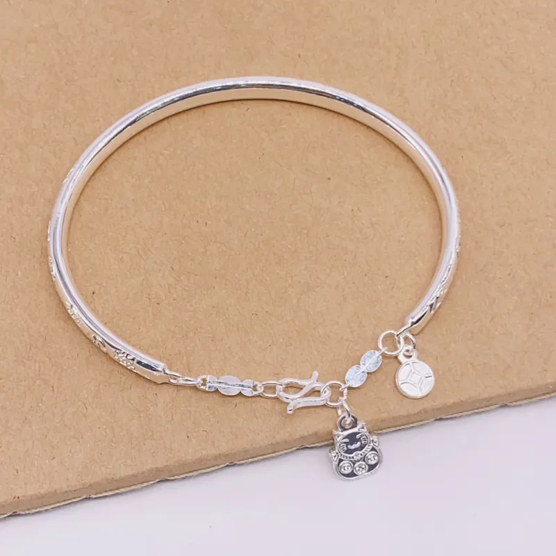 BKBU 999 Fine Silver Bangles Unisex-2
