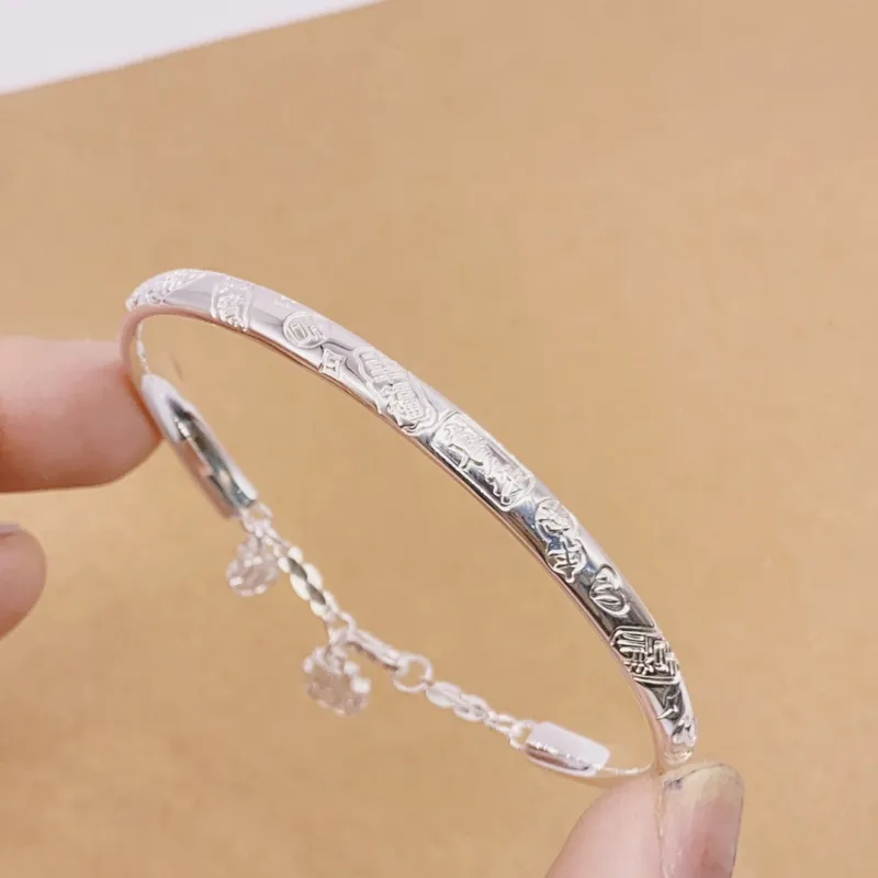 BKBU 999 Fine Silver Bangles Unisex-4