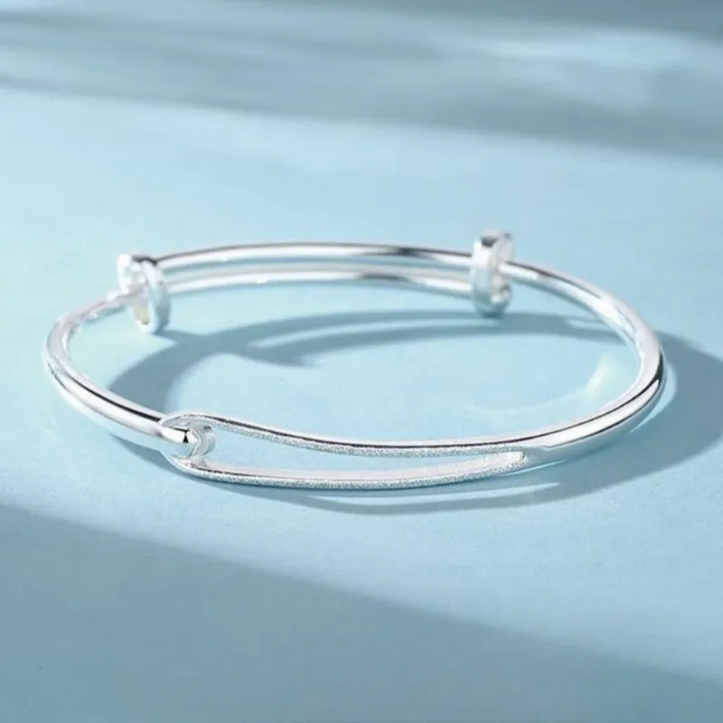 BKBU 999 Fine Silver Bangles Unisex-2