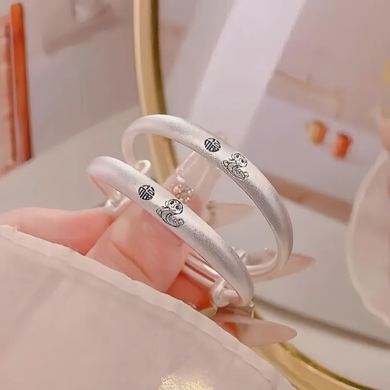 BKBU 999 Fine Silver Bangles Kids'-5