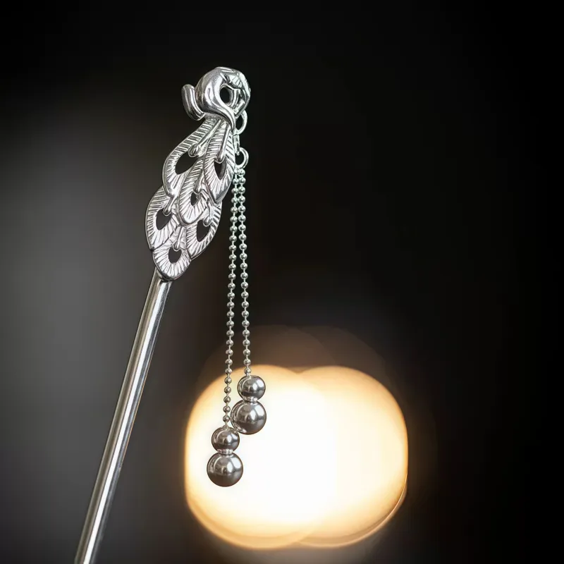 BKBU 990 Fine Silver Hairpins Women's-4