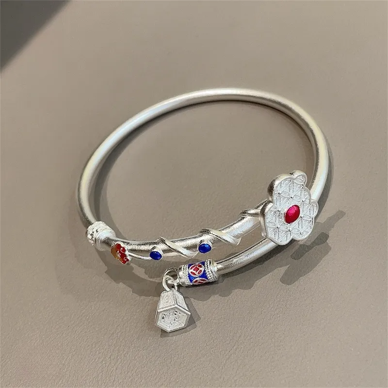 BKBU 999 Fine Silver Bangles Women's-1