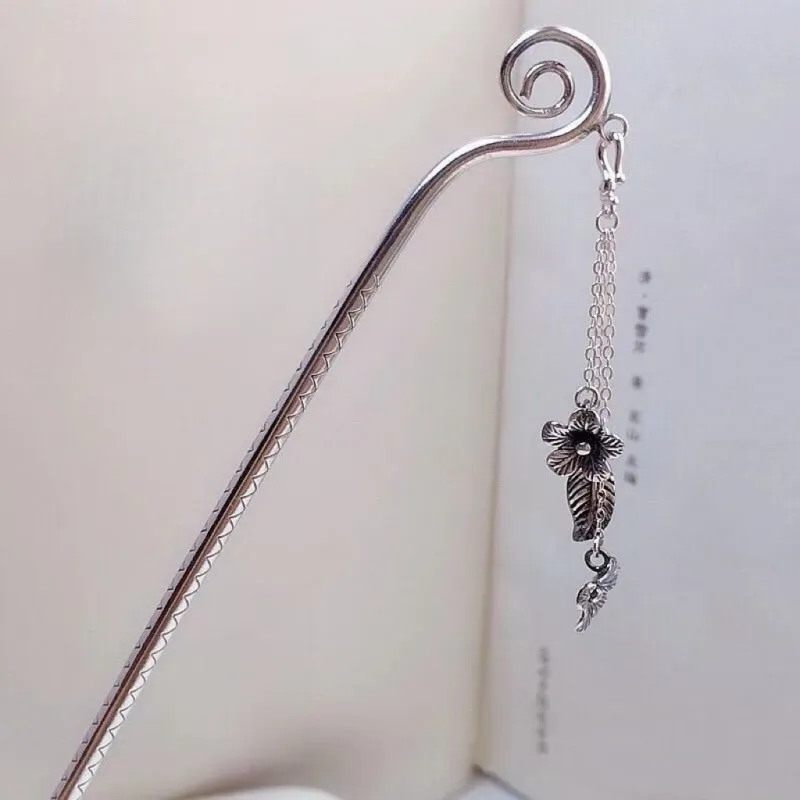 BKBU 999 Fine Silver Hairpins Women's-4