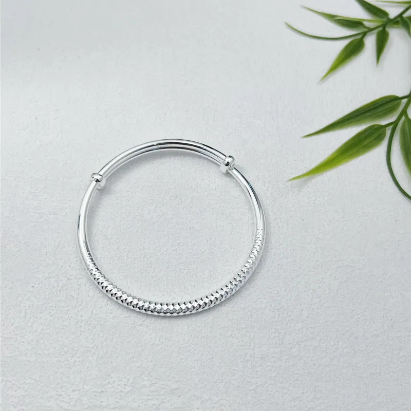 BKBU 999 Fine Silver Bangles Women's-6