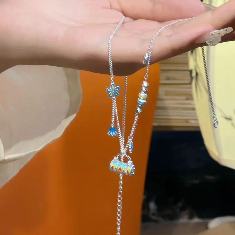BKBU 990 Foot Silver Necklaces Women's-1
