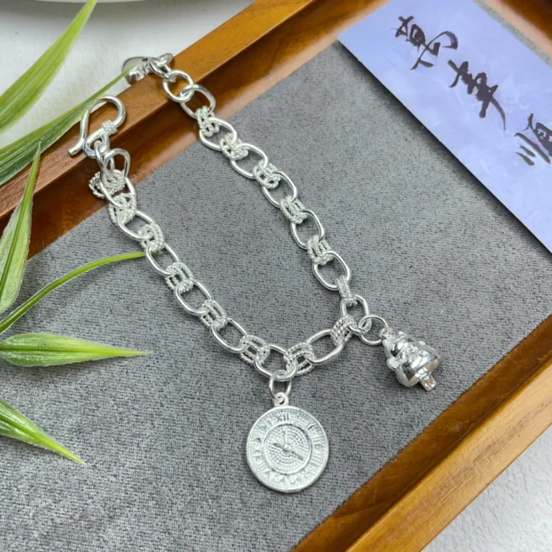BKBU 990 Foot Silver Bracelets Unisex-2