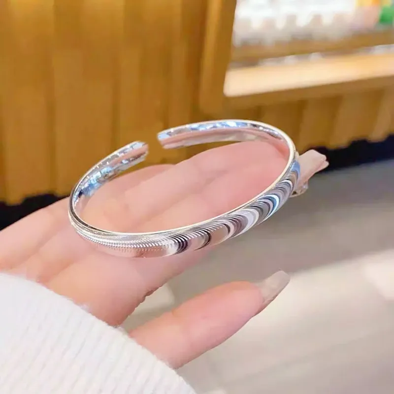 BKBU 999 Fine Silver Bangles Unisex-4
