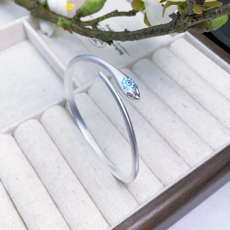 BKBU 999 Fine Silver Bangles Women's-1
