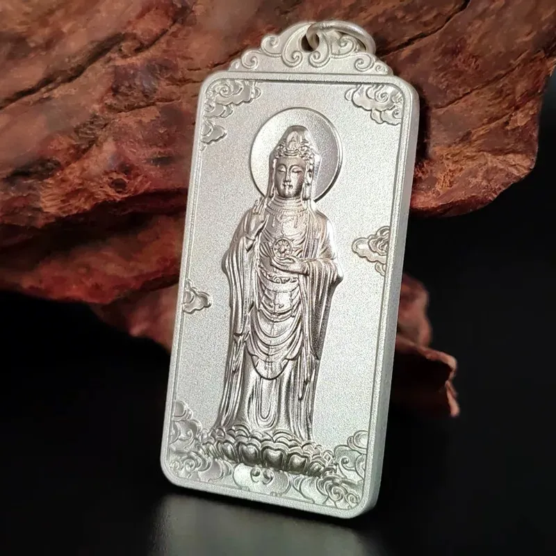 BKBU 999 Fine Silver Foot Silver Pendants Unisex-1