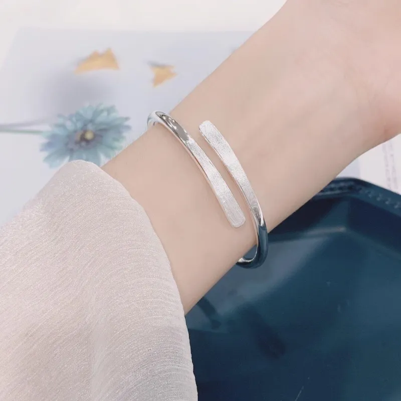 BKBU 999 Fine Silver Bangles Women's-3