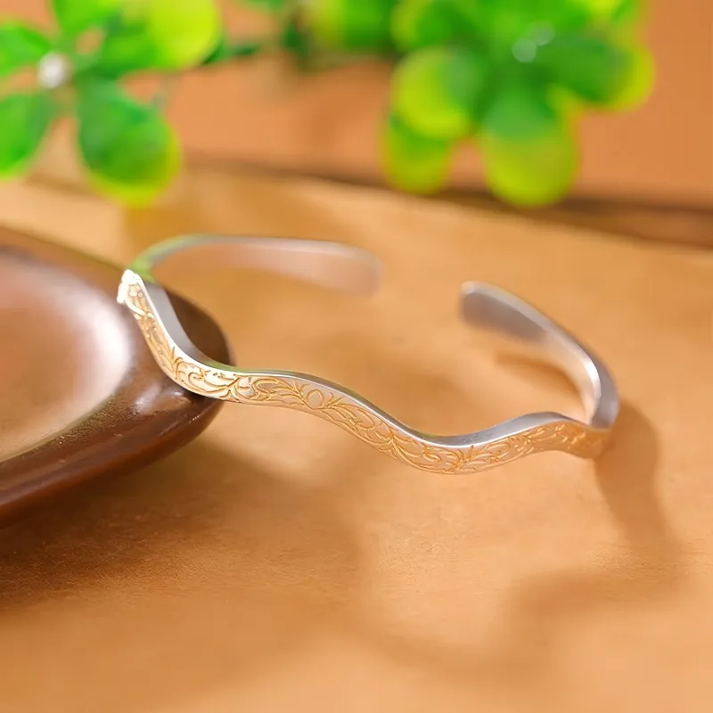 BKBU 999 Fine Silver Bangles Unisex-4