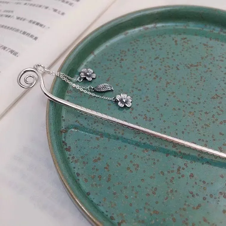 BKBU 999 Fine Silver Hairpins Women's-3
