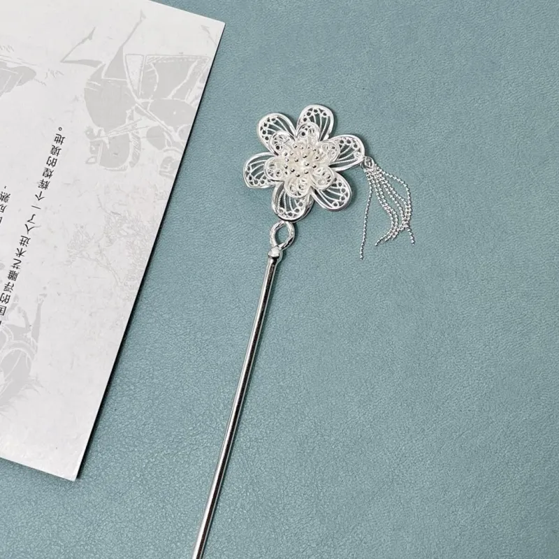 BKBU 990 Fine Silver Hairpins Women's-2