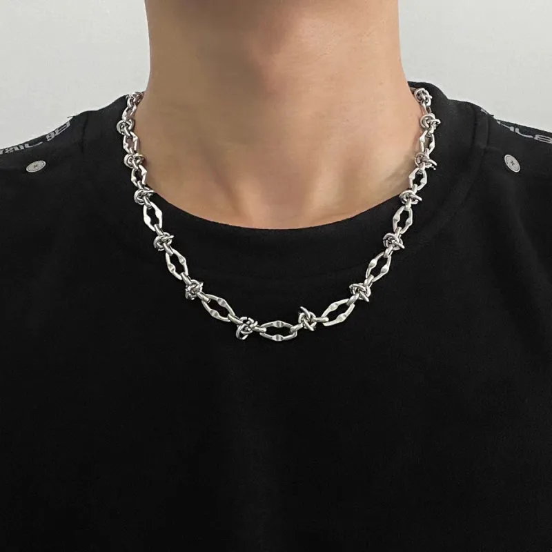 BKBU Titanium Steel Necklaces Unisex-2