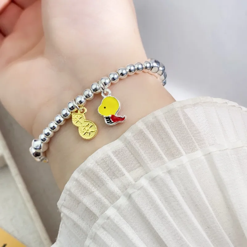 BKBU 999 Fine Silver Pure Silver Bracelets Unisex-4