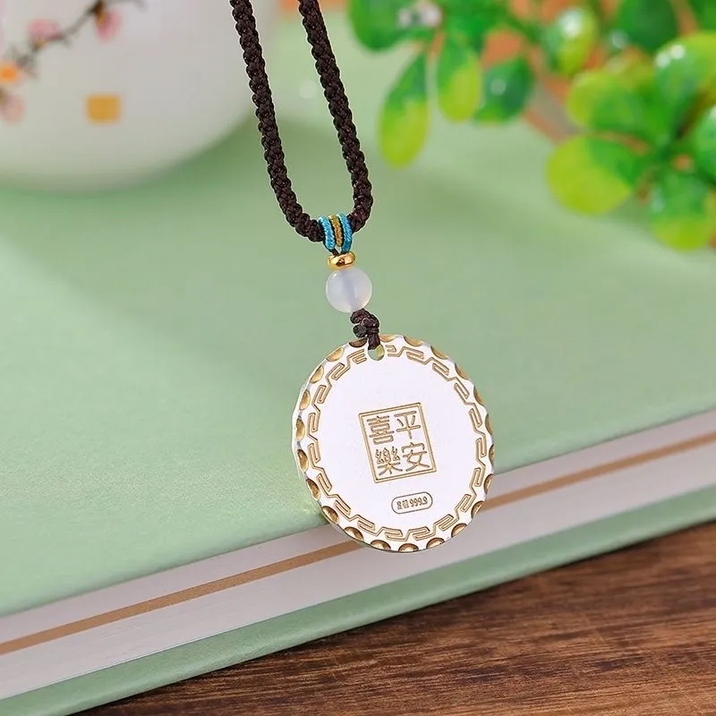 BKBU 999 Fine Silver Pendants Unisex-3