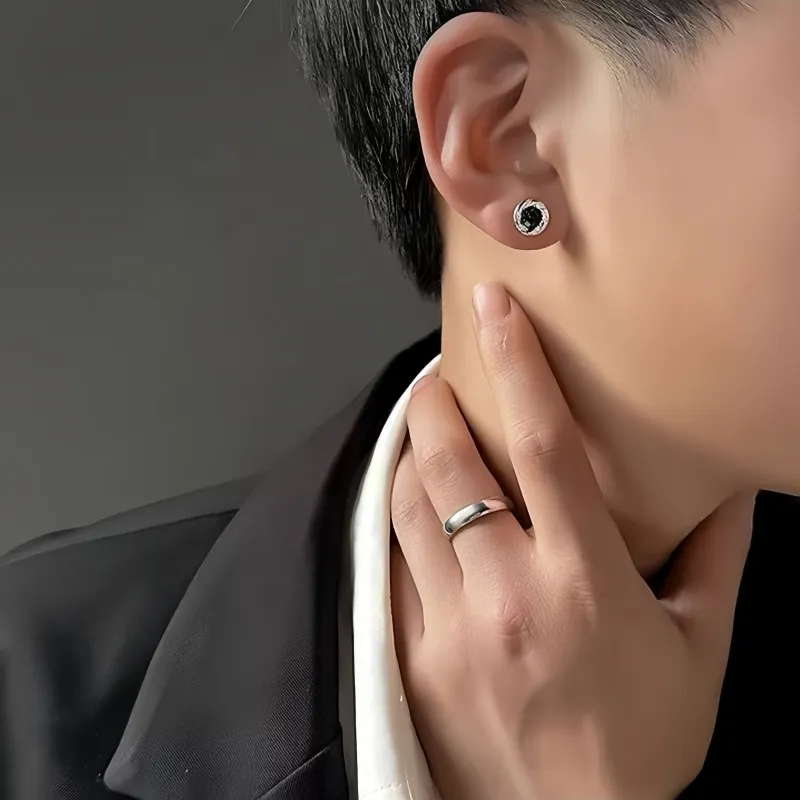 BKBU Titanium Steel Stud Earrings Unisex-7