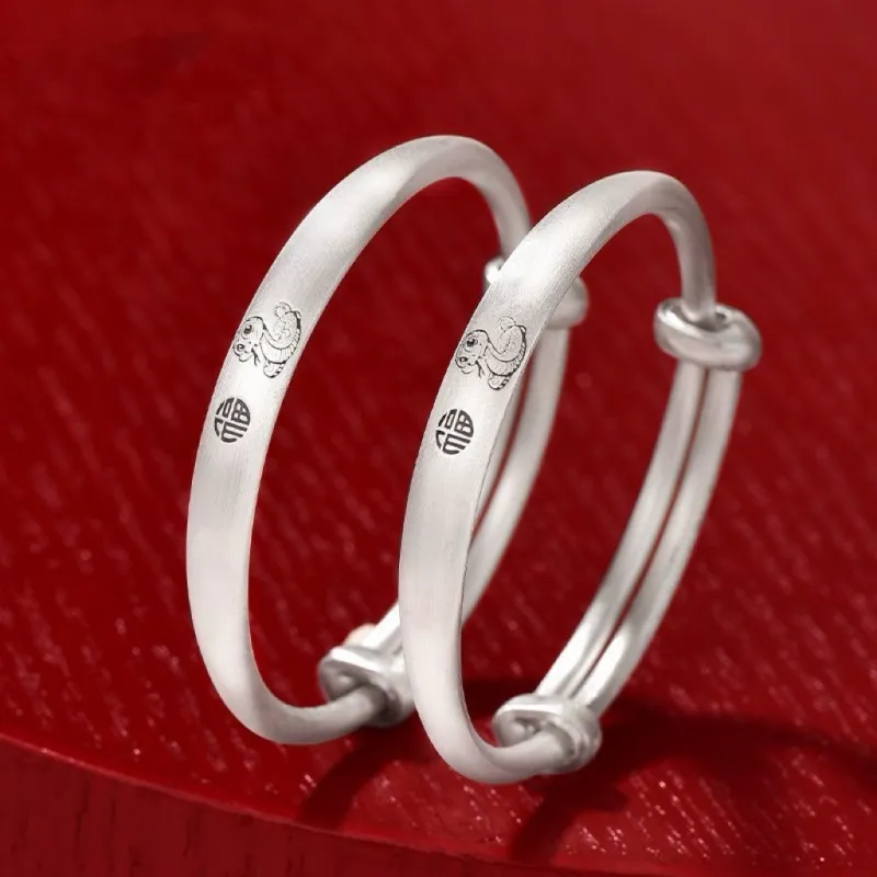 BKBU 999 Fine Silver Bangles Kids'-1