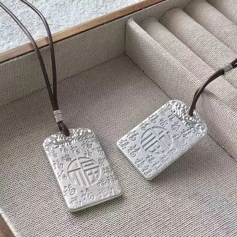 BKBU 999 Fine Silver Sterling Silver Pendant Unisex-3