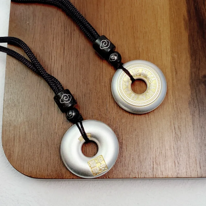 BKBU 999 Fine Silver Foot Silver Pendants Unisex-3