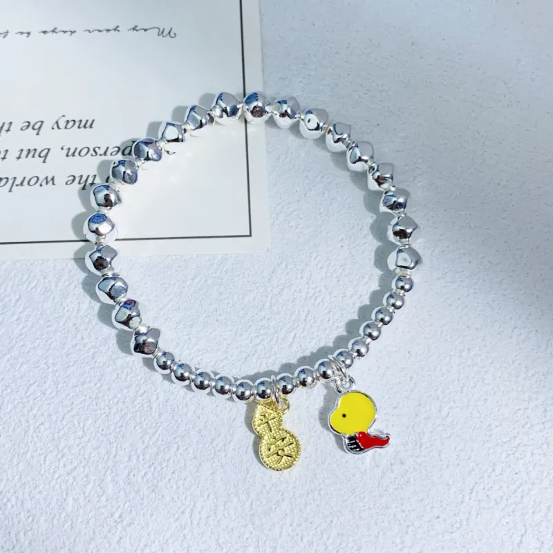BKBU 999 Fine Silver Pure Silver Bracelets Unisex-1
