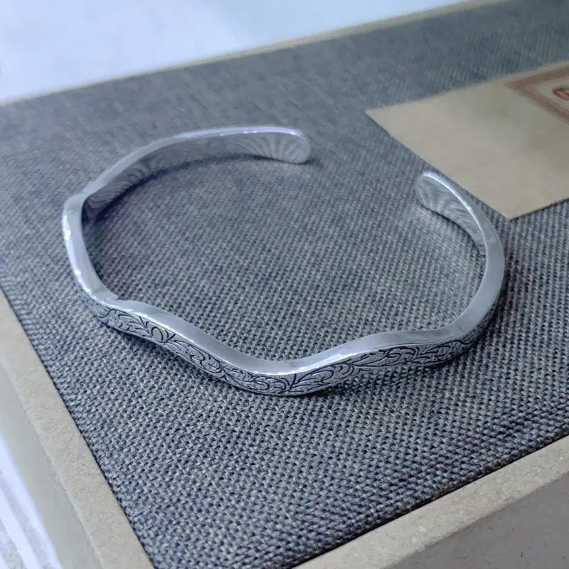BKBU 999 Fine Silver Bangles Unisex-3